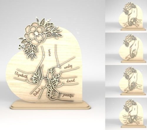 Mom And Kid Hands Heart 97778264 Creativo Digital